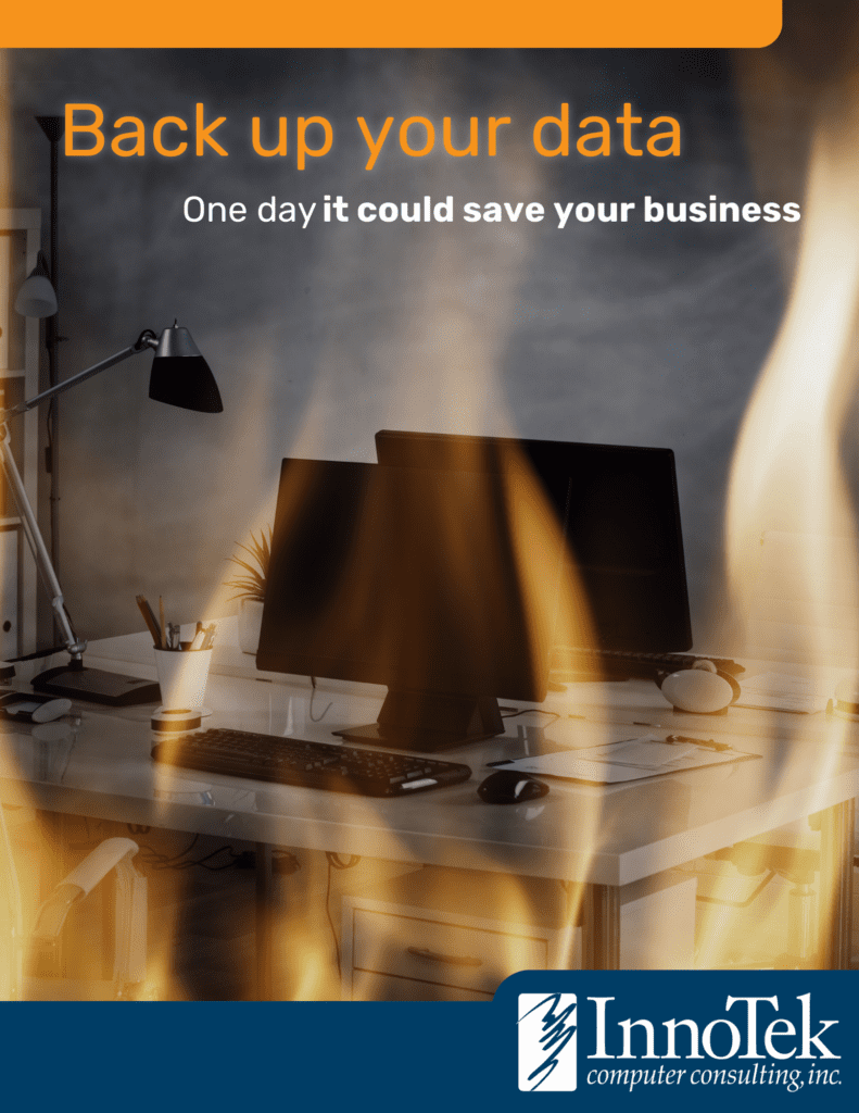 data backup report cover