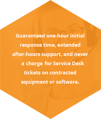 Design Desk to research and purchase equipment, a vendor liaison to communicate and troubleshoot with third-party vendors, plus a dedicated project manager.