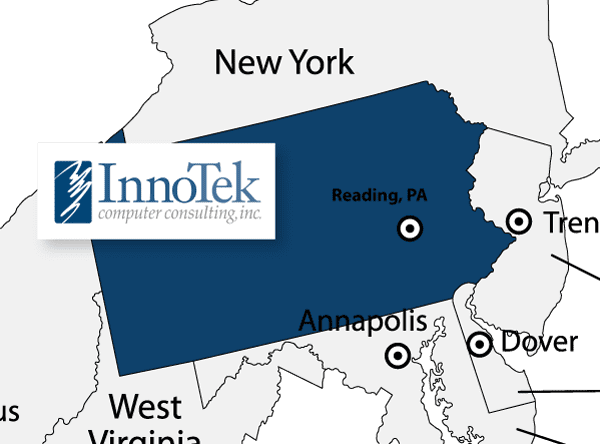 reading, pa map