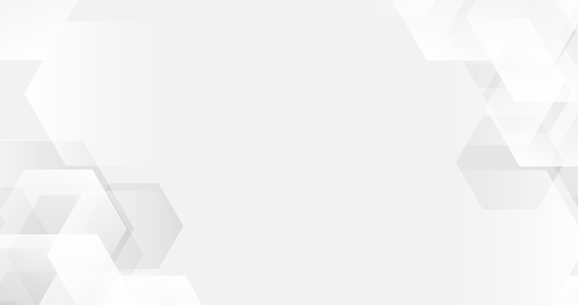 Abstract white, and grey geometric hexagon background. Futuristic technology digital hi tech concept background