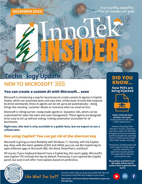 december 2024 newsletter cover