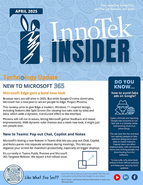 april 2025 newsletter cover