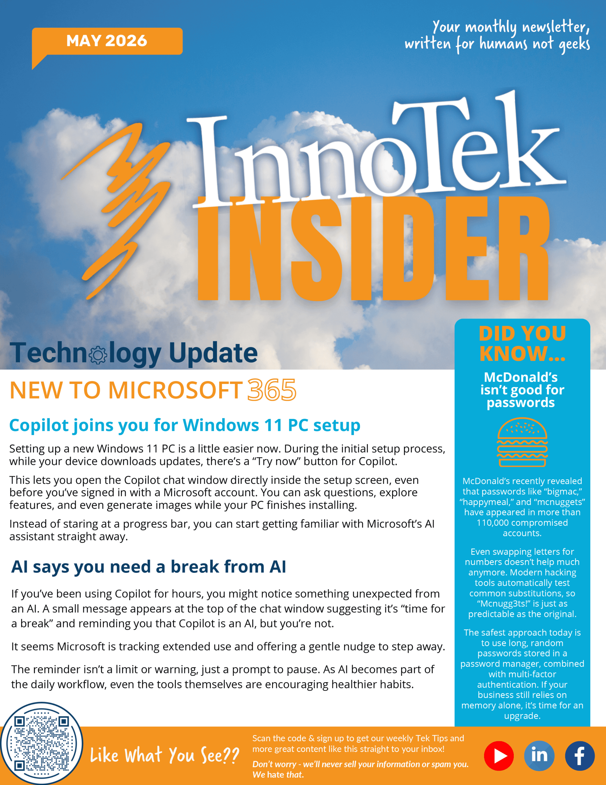 may 2026 newsletter cover